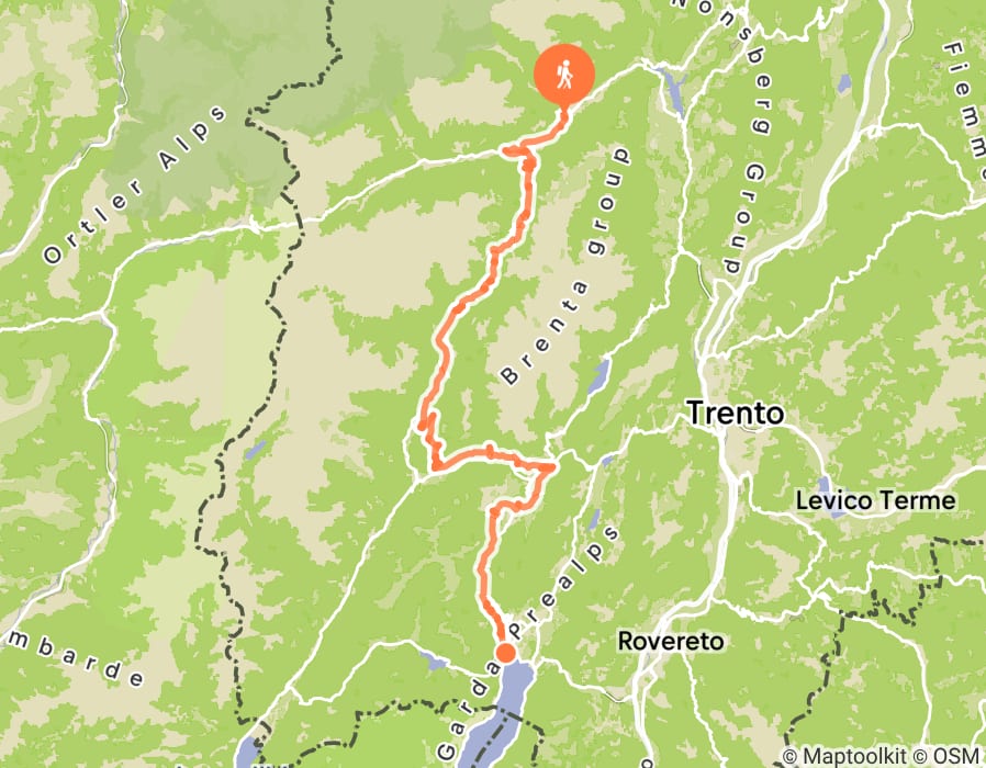 Karte der Tour