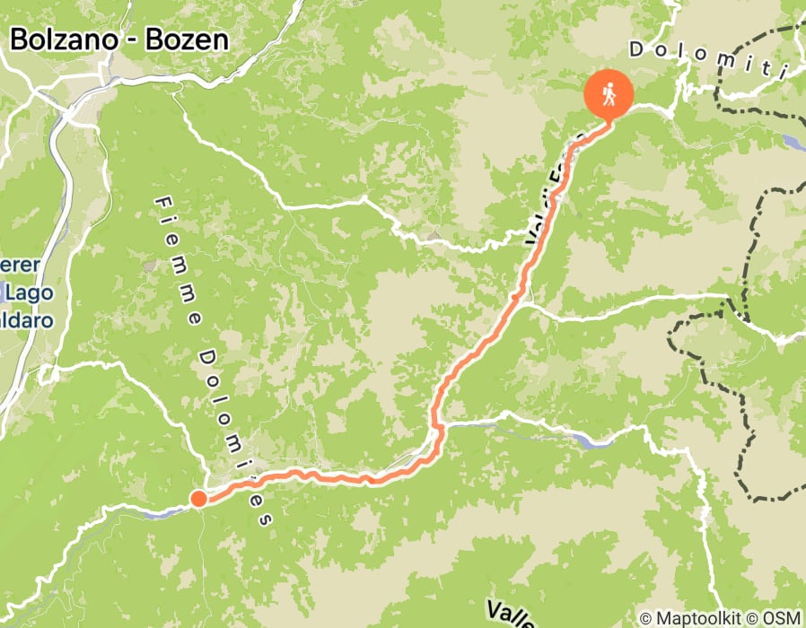 Karte der Tour