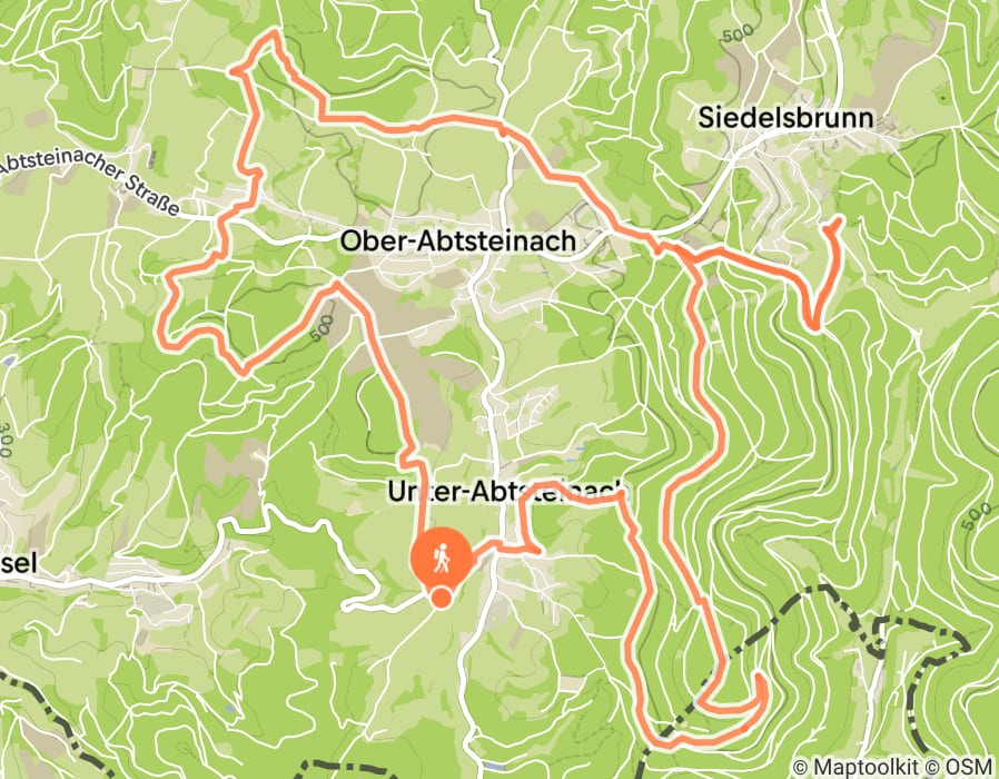 Karte der Tour