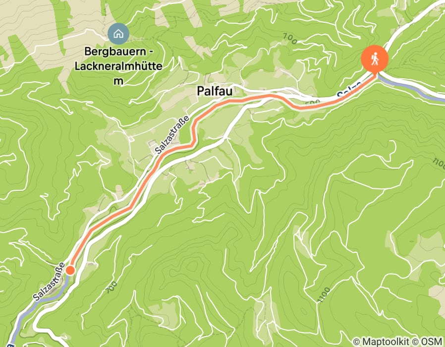 Karte der Tour