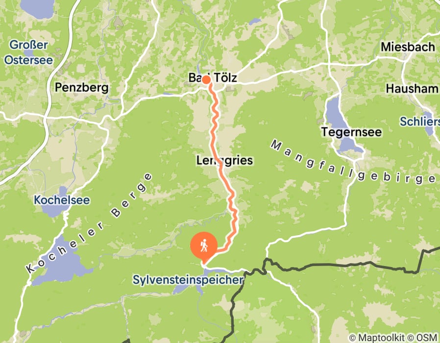 Karte der Tour
