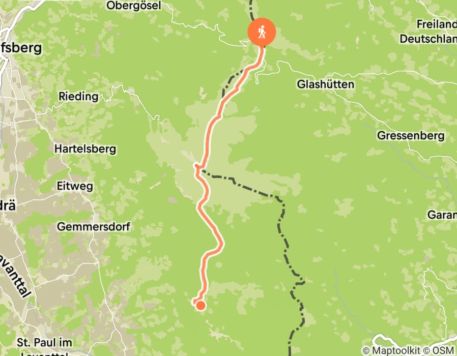 Karte der Tour