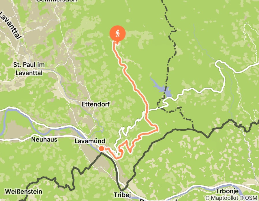 Karte der Tour