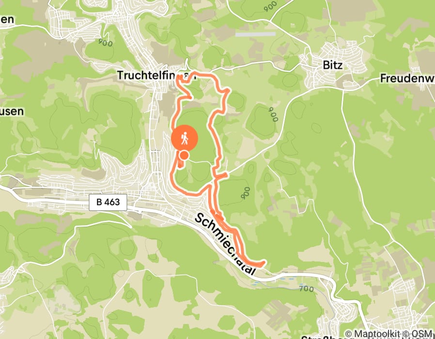 Karte der Tour