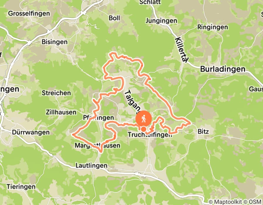 Karte der Tour