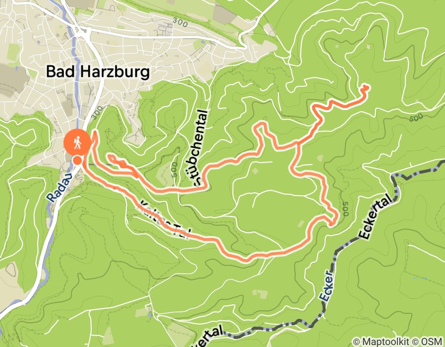 Karte der Tour