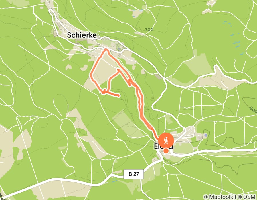 Karte der Tour