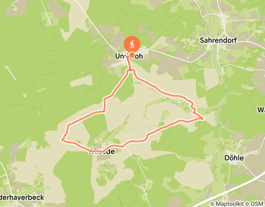 Karte der Tour