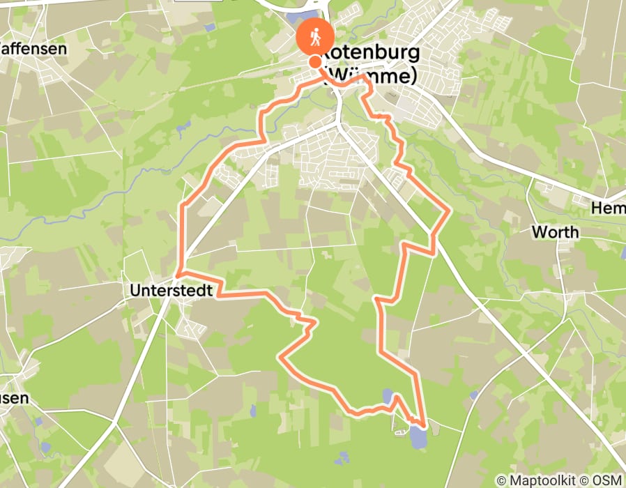 Karte der Tour