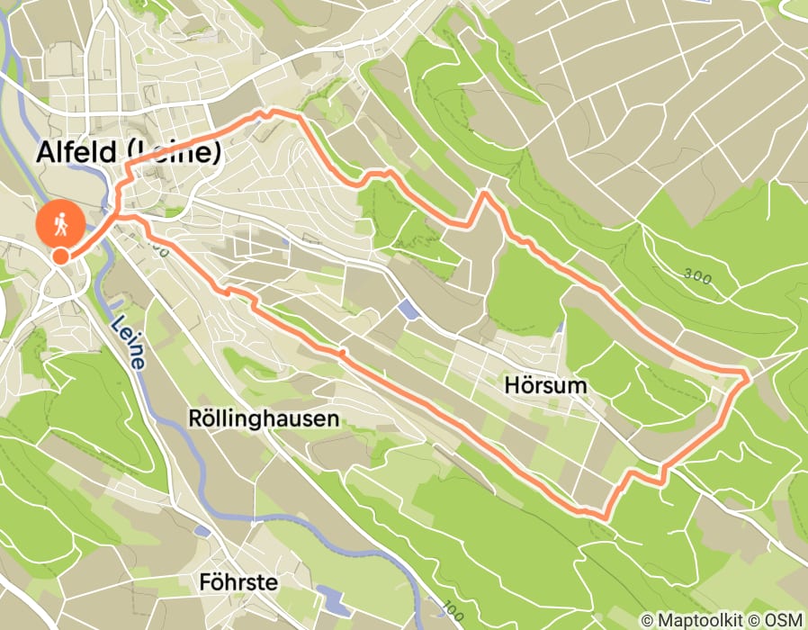 Karte der Tour