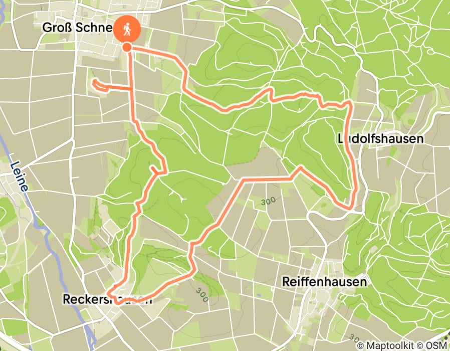 Karte der Tour