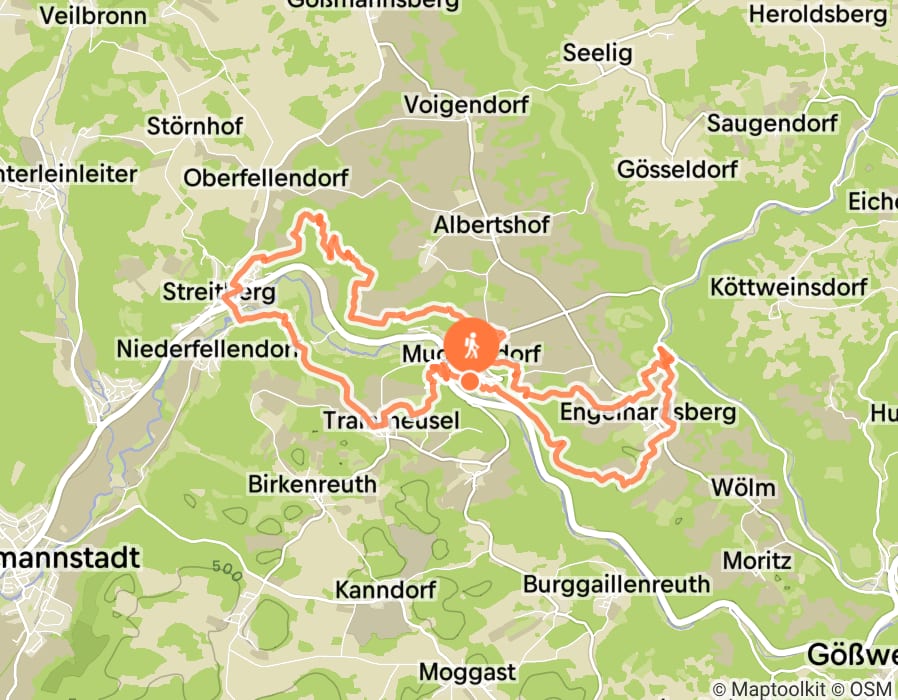 Karte der Tour