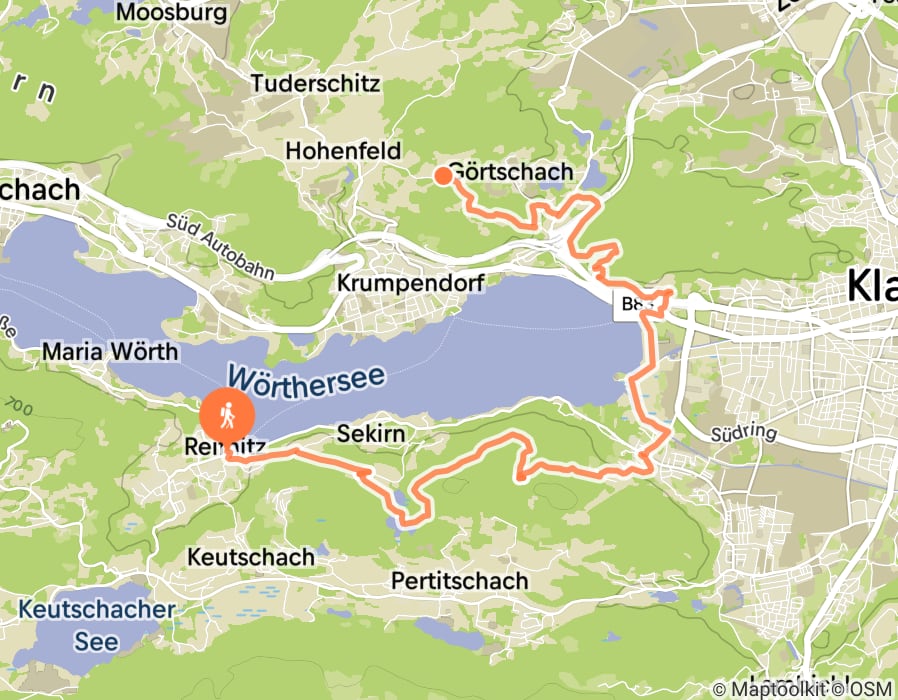 Karte der Tour