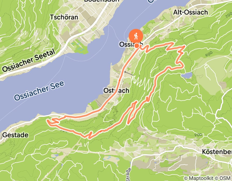 Karte der Tour