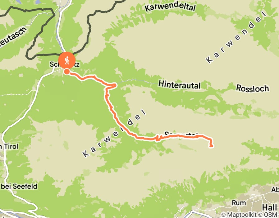 Karte der Tour
