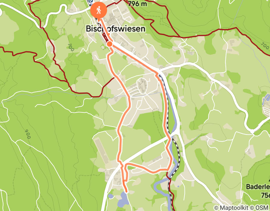 Karte der Tour