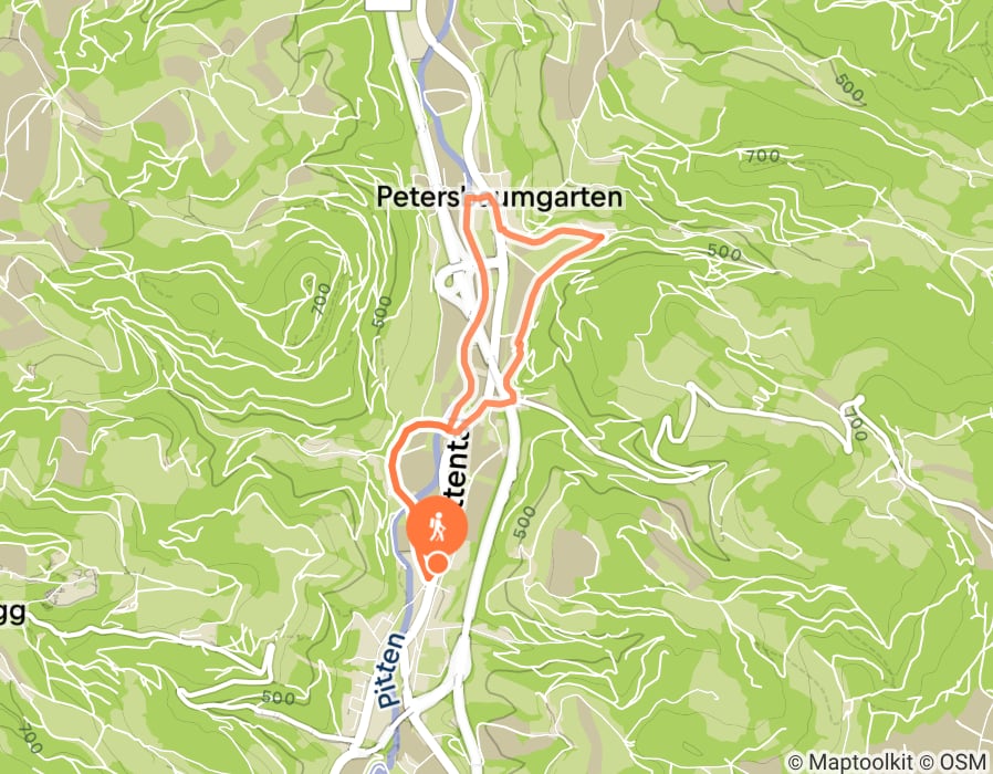 Karte der Tour