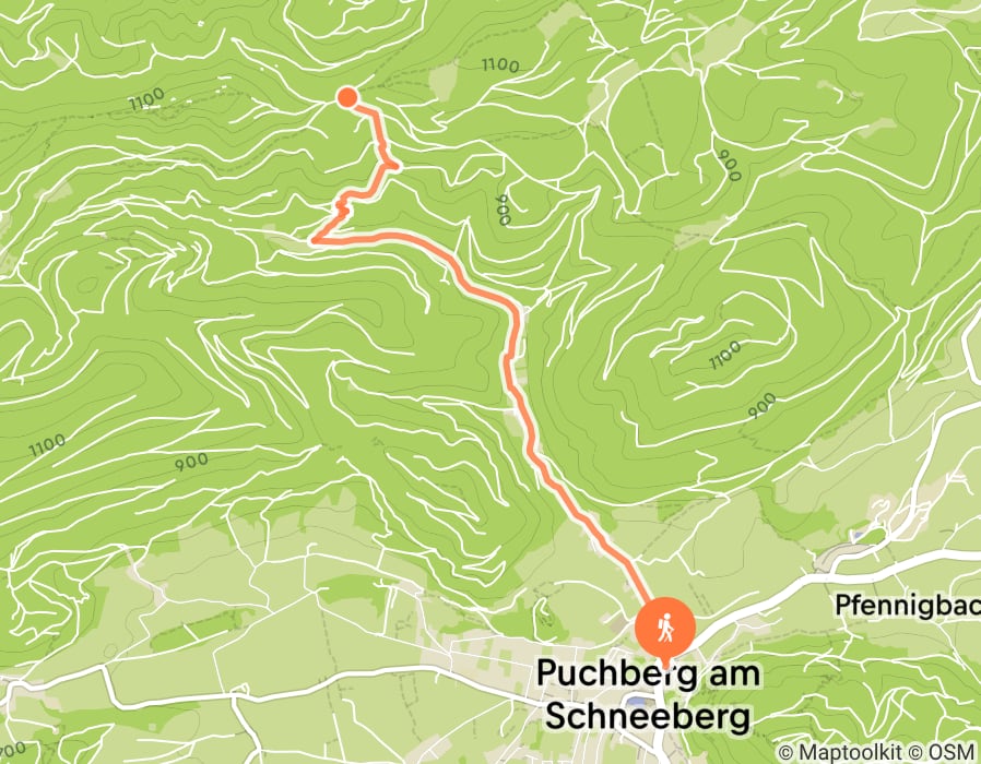 Karte der Tour