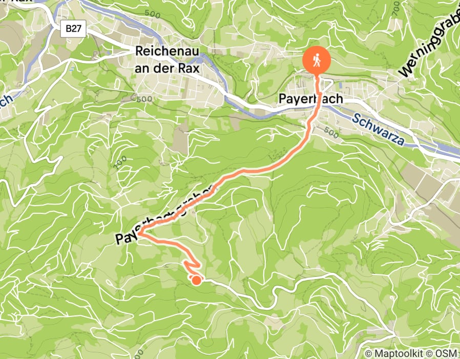 Karte der Tour