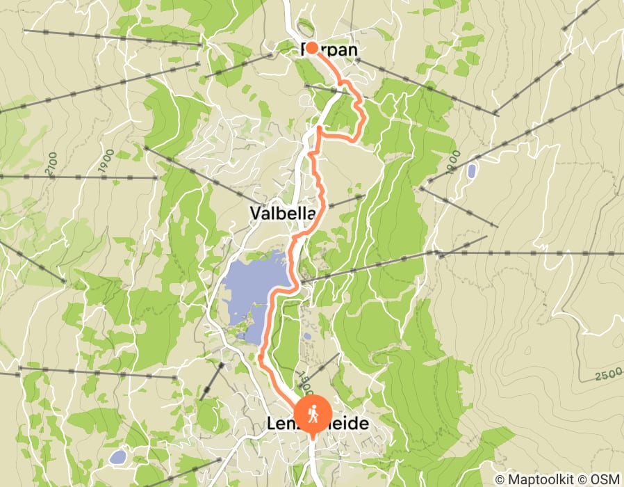 Karte der Tour