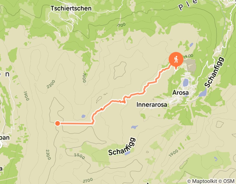 Karte der Tour