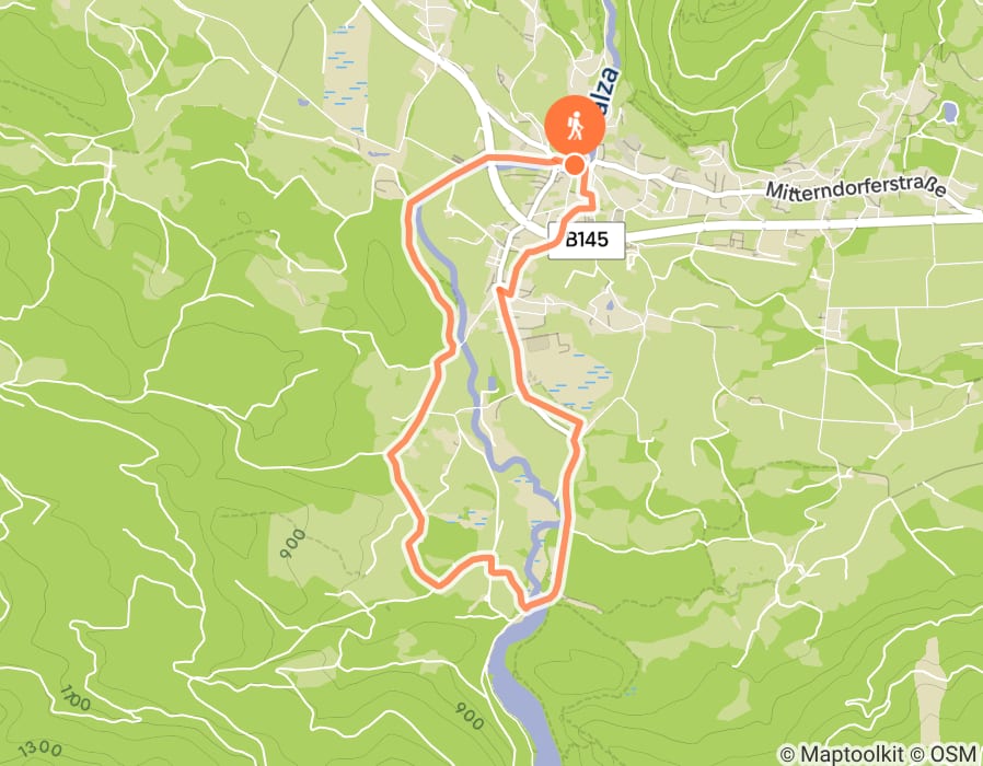 Karte der Tour