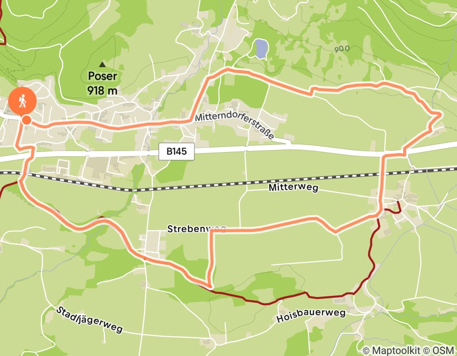 Karte der Tour