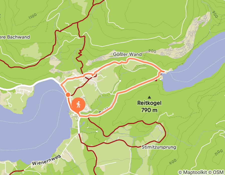 Karte der Tour