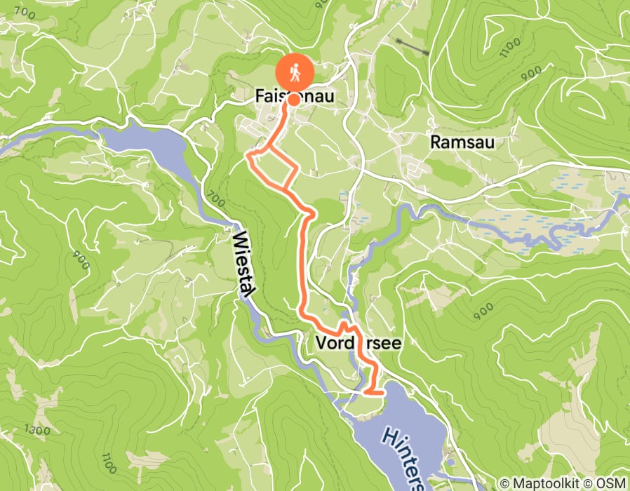Karte der Tour