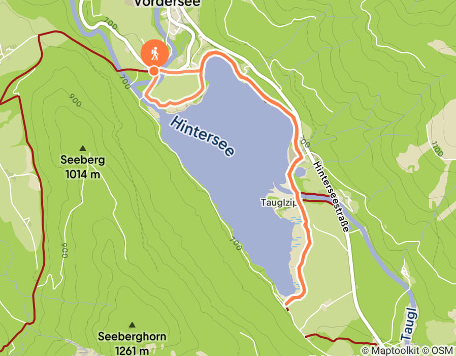 Karte der Tour