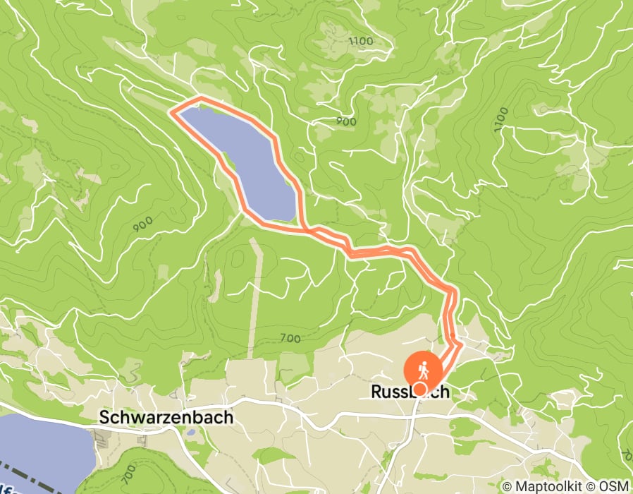 Karte der Tour
