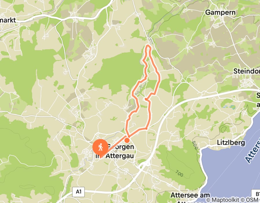 Karte der Tour