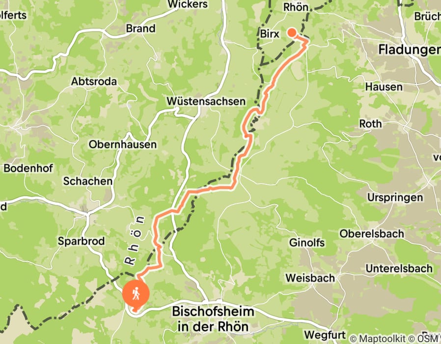 Karte der Tour
