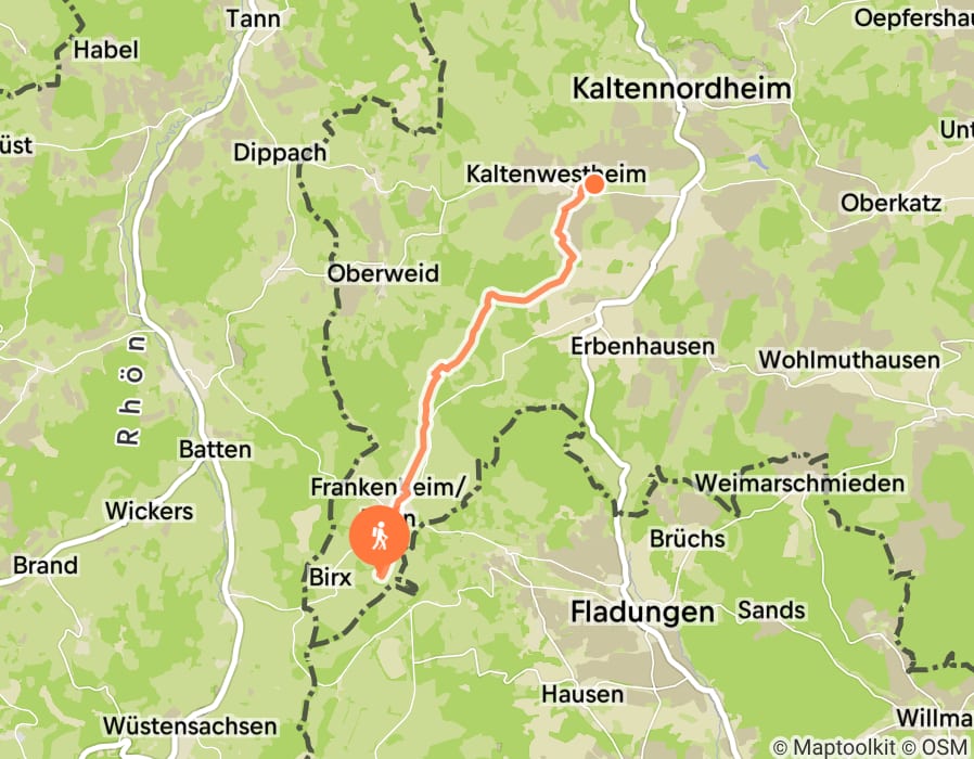 Karte der Tour