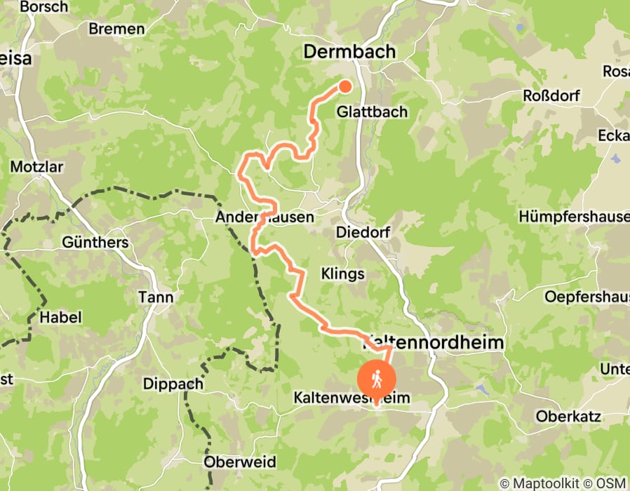 Karte der Tour