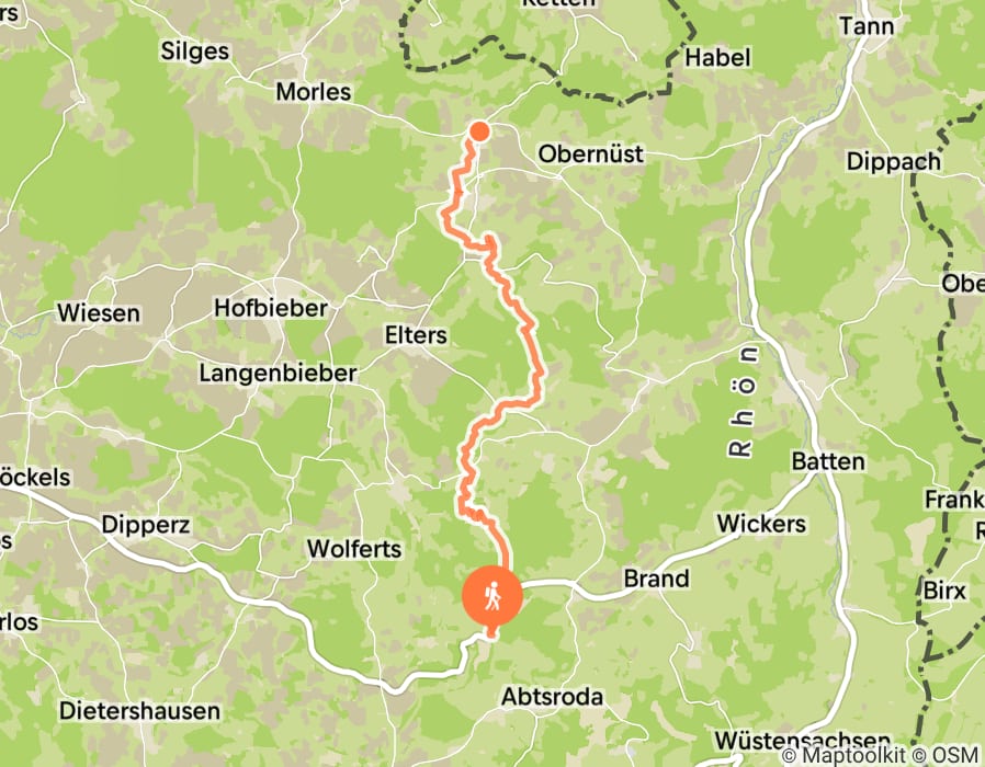 Karte der Tour