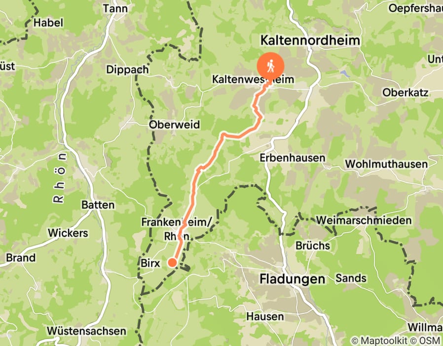 Karte der Tour