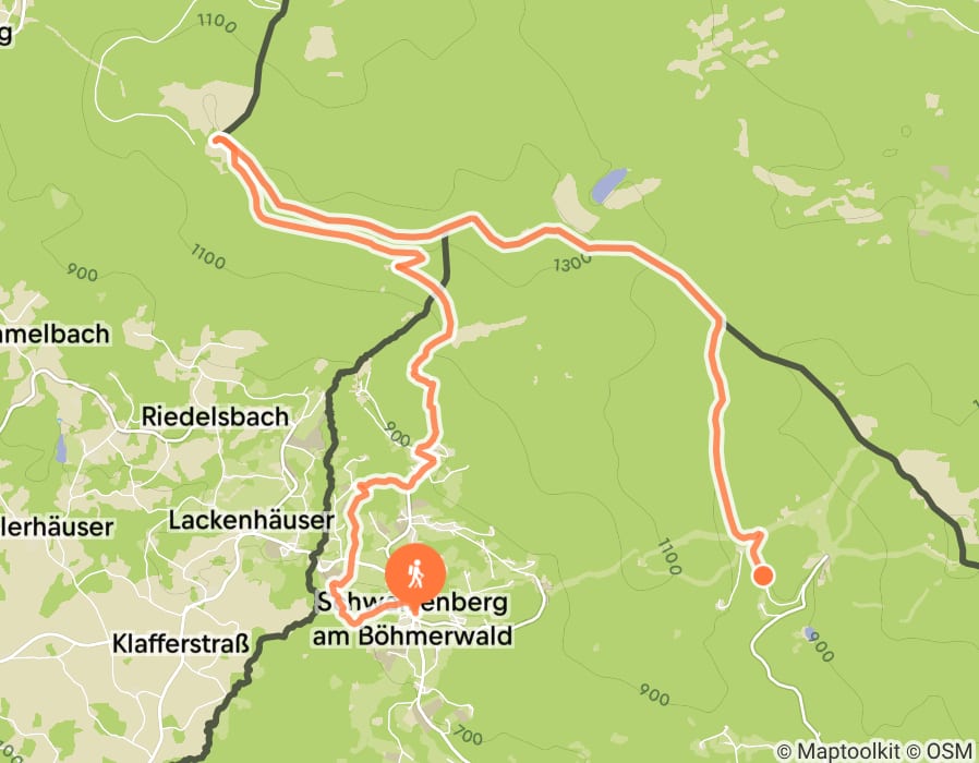 Karte der Tour