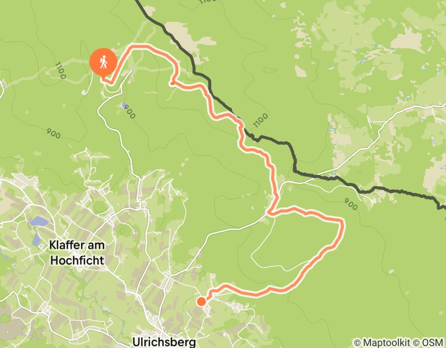 Karte der Tour