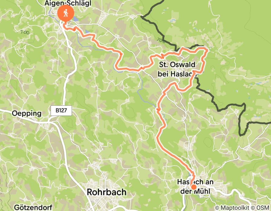 Karte der Tour
