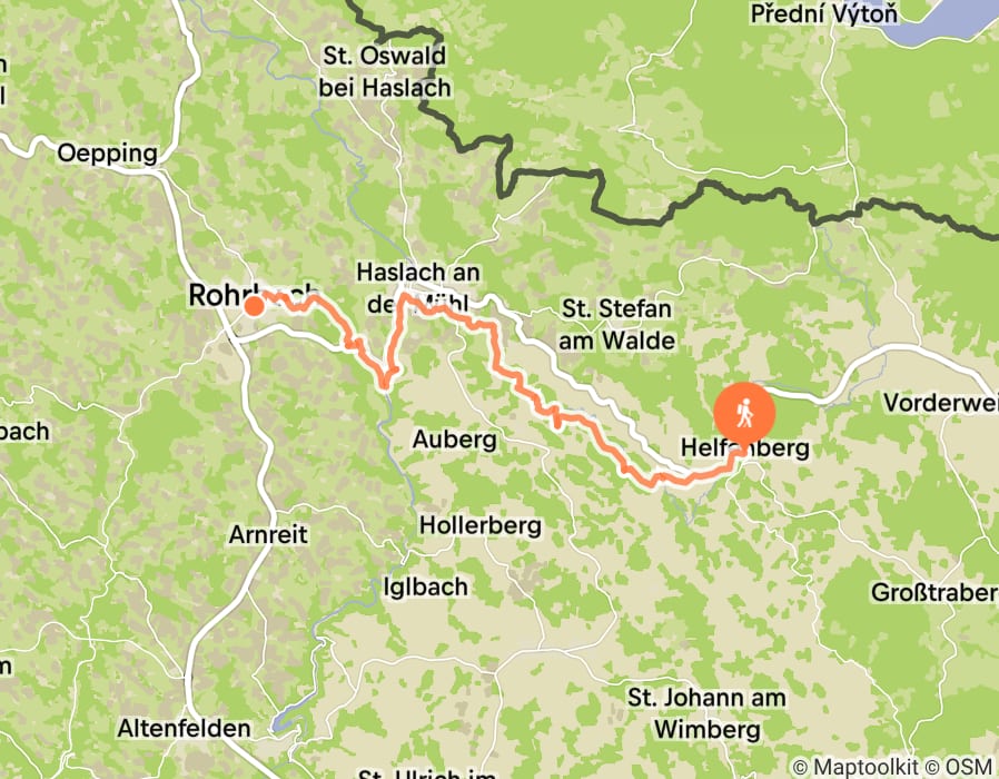 Karte der Tour