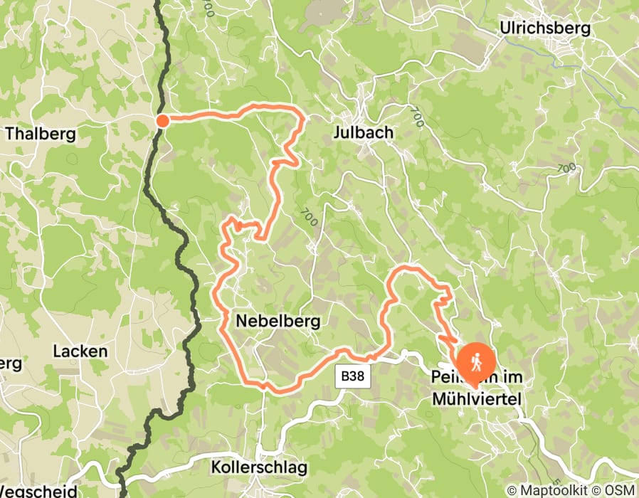 Karte der Tour