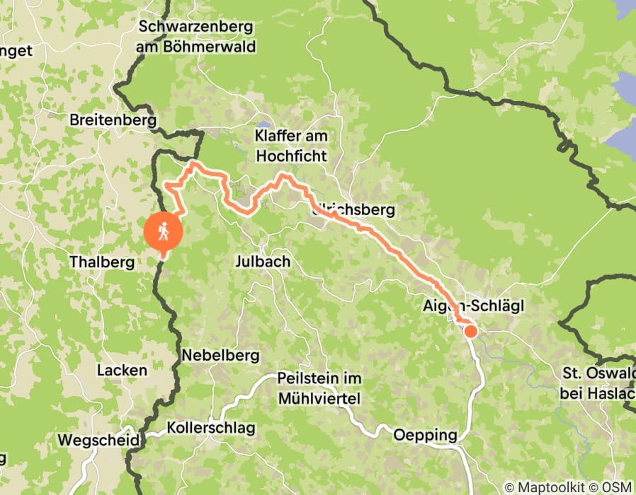 Karte der Tour