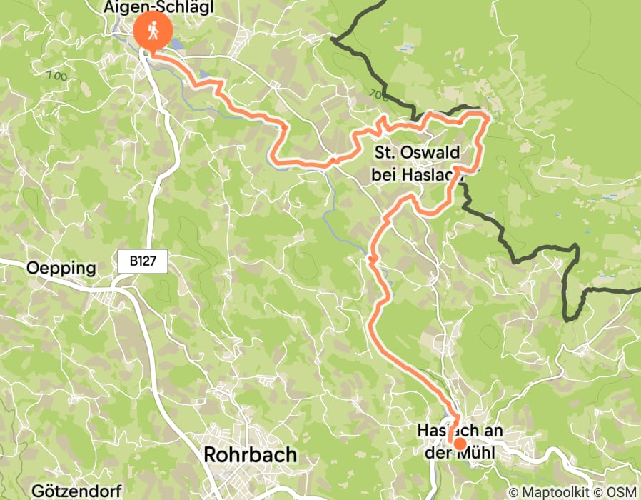 Karte der Tour