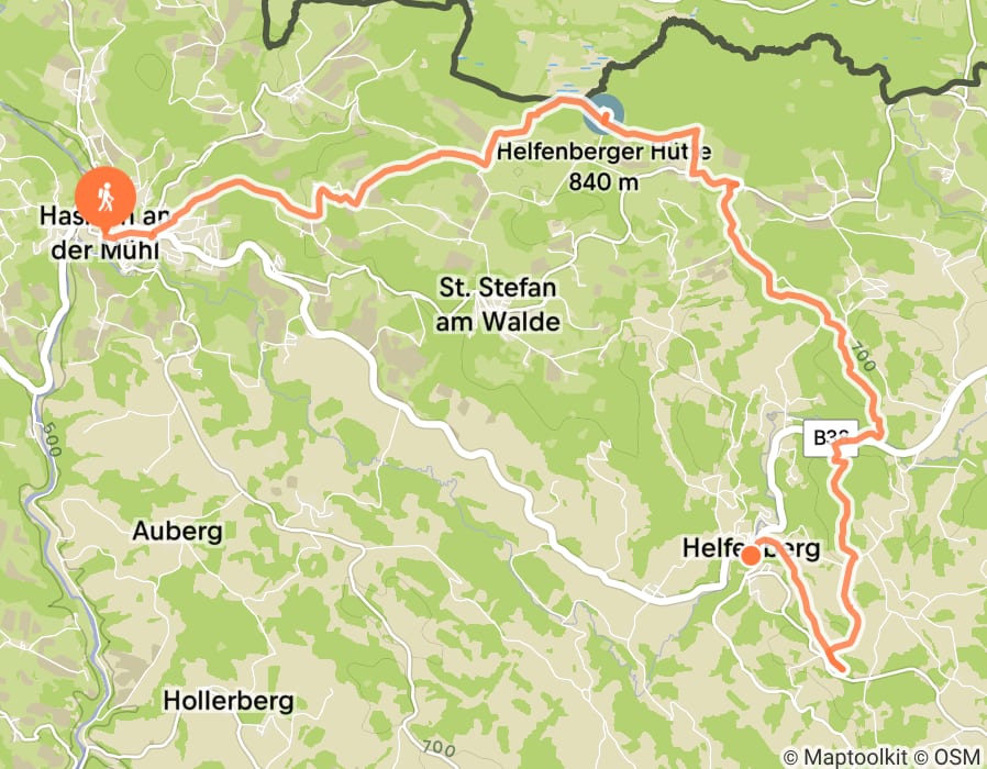 Karte der Tour