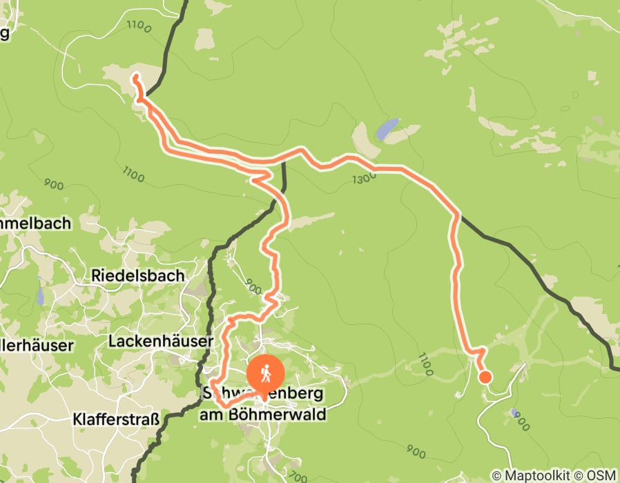 Karte der Tour