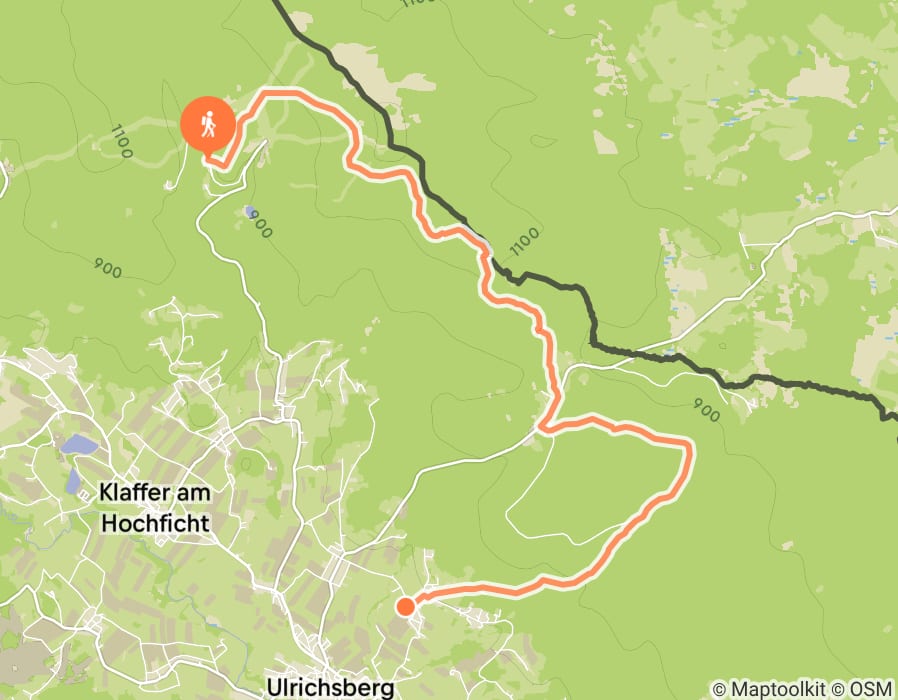 Karte der Tour