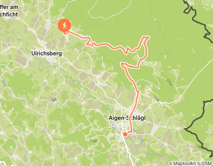 Karte der Tour