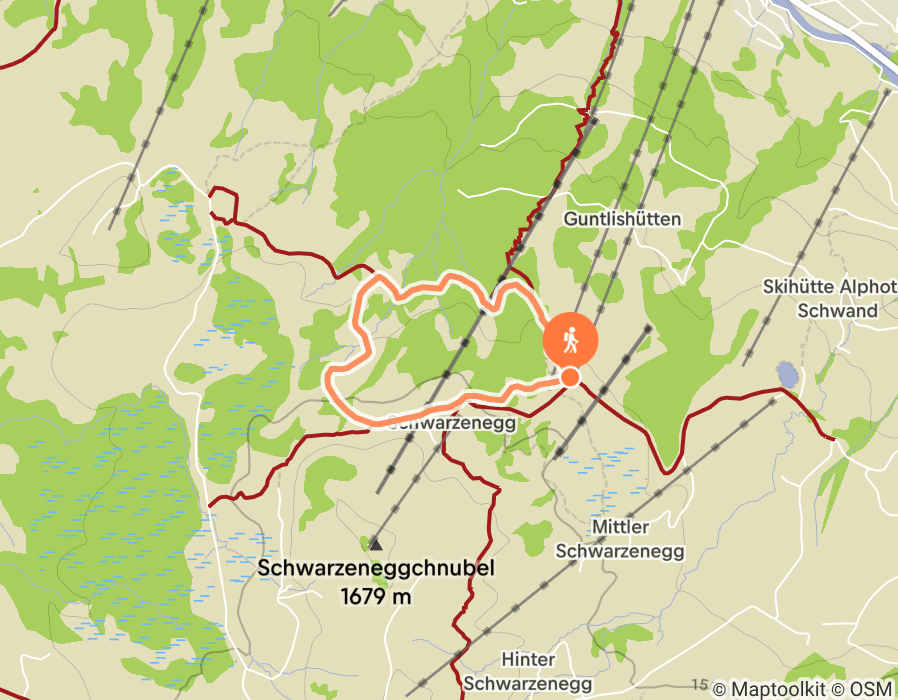 Karte der Tour