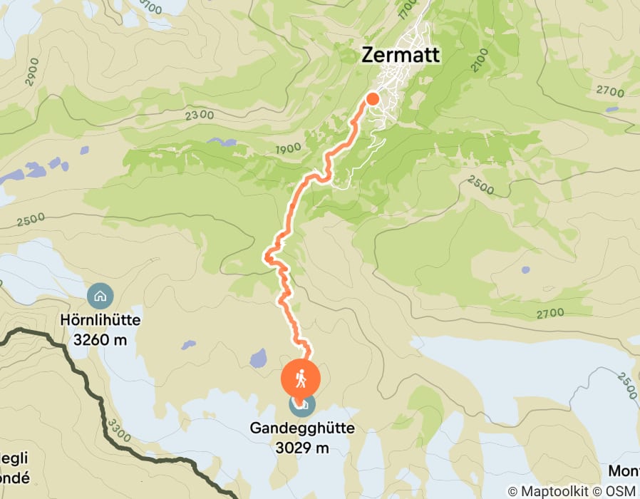 Karte der Tour